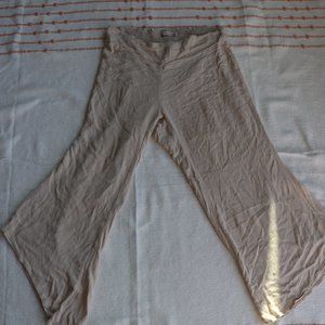 beige/sand cropped beach pants